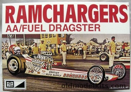 MPC 1/25 Ramchargers Dragster, 30108 plastic model kit